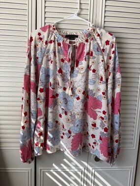 Sanctuary Floral Peasant Blouse